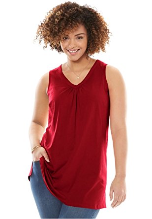 Women's Plus Size Sleeveless Perfect Tunic