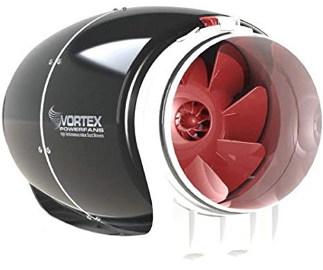 Vortex VTX1000S S Line S-1000 10 in Fan 1081 CFM, Black