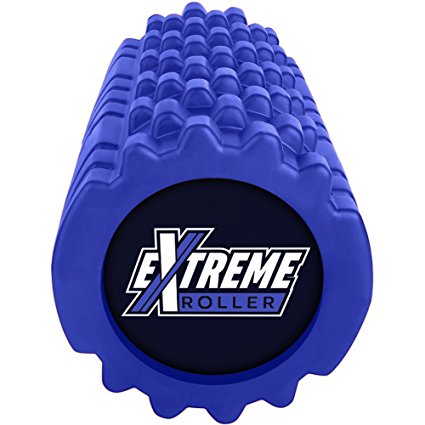 Extreme Muscle Foam Roller ✠ High Density Grid Provides Deep Massage For Tight Muscles - For Pilates, Exercising, Yoga, Running, Physical Therapy & Sports