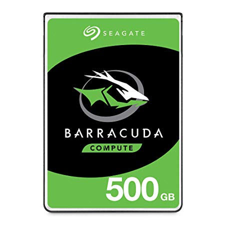 Seagate BarraCuda 500GB Internal Hard Drive HDD – 2.5 Inch SATA 6 Gb/s 5400 RPM 128MB Cache for PC Laptop – Frustration Free Packaging (ST500LM030)