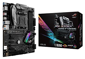 ASUS ROG STRIX B350-F GAMING AMD Ryzen AM4 DDR4 HDMI DisplayPort M.2 USB 3.1 ATX B350 Motherboard