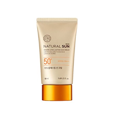[The Face Shop]2015 UPGRADE Natural Sun Eco Power Long-Lasting Sun Cream 50ml(1.69oz)SPF50 PA