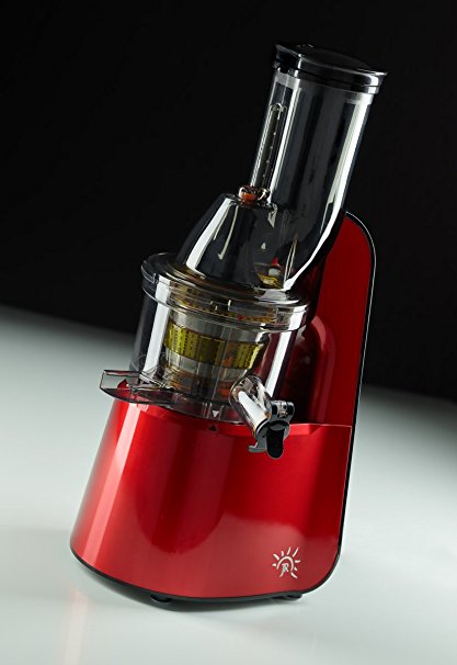JR Ultra 8000 S Multipurpose Whole Slow Juicer, Smoothies, Ice Cream (Supreme Red with Black Handle)