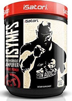 CT Fletcher ISYMFS Pre Workout and Energy Supplement By Isatori featuring Creatine, Caffeine, Carnosyn Beta-Alanine, Teacrine, and Bioperine (Fruit Punch)