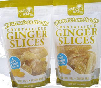 Nature's Way Gourmet on the Go Crystallized Ginger Slices (2 Pack)