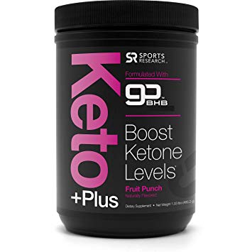 Keto Plus MCT Oil   Exogenous Ketones (BHB) ~ Get into Ketosis, Enhance Performance & Mental Focus ~ Vegan & Keto diet friendly, Non-GMO (Tropical Fruit Punch)