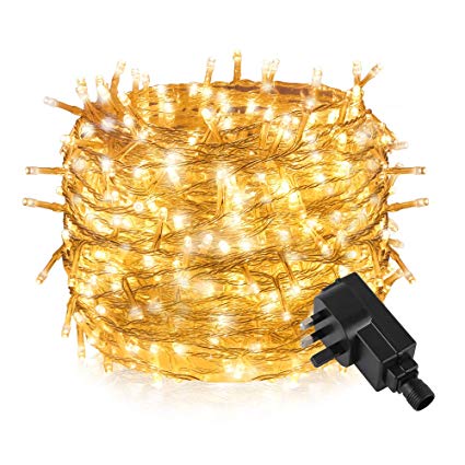 400 LED 40M String Fairy Lights,Tersely Low Voltage 31V Indoor/Outdoor Fairy Lights for Christmas Tree Party Wedding Events Garden (8 Lighting Modes, Memory Function)
