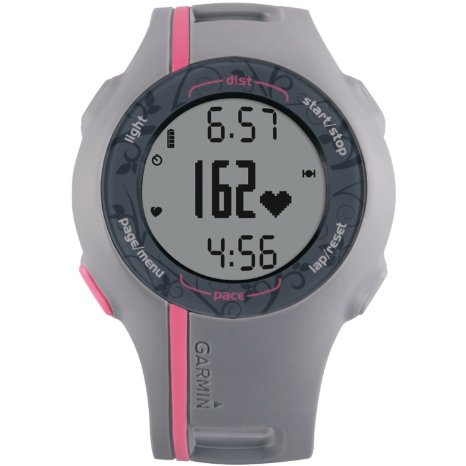 Garmin Forerunner 110 GPS-Enabled Sport Watch with Heart Rate Monitor - Pink (Certified Refurbished)