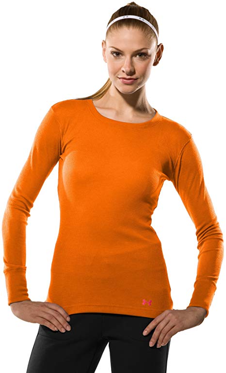 Under Armour Women's Waffle Longsleeve Crew Neck Tops