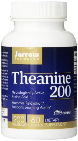 Jarrow Formulas Theanine 200 Promotes Relaxation 200 mg 60 Caps