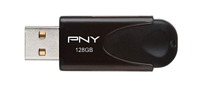 PNY 128GB Attaché 4 USB 2.0 Flash Drive - Black (P-FD128ATT4-GE)