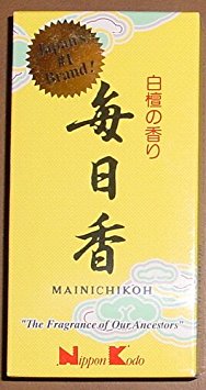 Nippon Kodo Mainichi-Koh Sandalwood Incense 300pcs incense sticks
