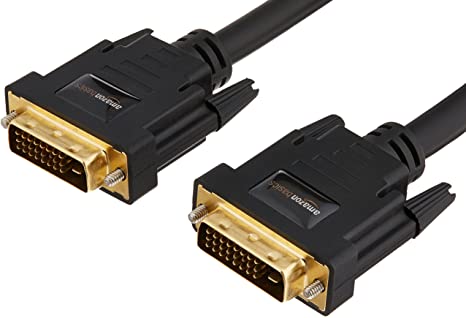 AmazonBasics DVI to DVI Cable - 15 Feet (4.6 Meters), 10-Pack