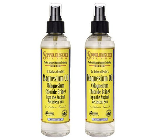 Magnesium Oil From the Ancient Zechstein Sea by Dr. Barbara Hendel's TWO Bottles