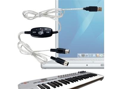 Actpe USB Data To MIDI Keyboard Interface Converter Adapter Cable - Support Windows & Mac OS