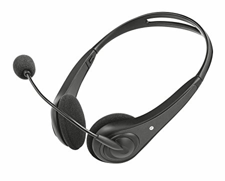 Trust InSonic Chat Headset for PC and Laptop - Black