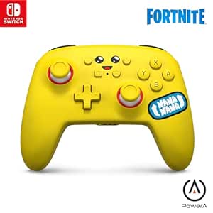 PowerA Enhanced Wireless Controller for Nintendo Switch – Fortnite Peely, Nintendo Switch - OLED Model, Nintendo Switch Lite, Gamepad, game controller, Bluetooth controller, Officially Licensed, Bonus Virtual Item Included.