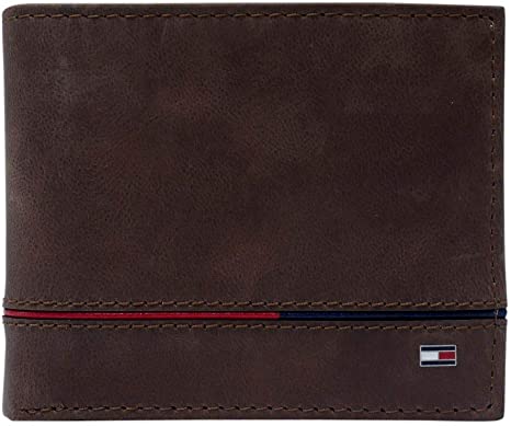 Tommy Hilfiger Men's Leather Slim Front Pocket Wallet