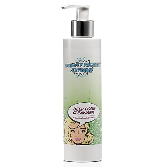 Deep Pore Cleanser - Contains Natural and Essential Ingredients to Remove Excess Oils, Dirt, and Residues. Highly Effective to Shrink, and Reduce the Appearance of Enlarged Clogged Pores.