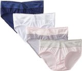Warners Womens No Pinches No Problems Hipster Panty 4-Pack