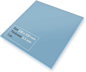 ARCTIC TP-3: Thermal Pad Premium Performance, 100 x 100 x 0,5 mm (1 Pezzo) - Pad termico Alta prestazione, particolarmente morbido, ideale come Gap-Filler, manipolazione sicura