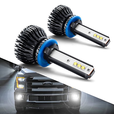 880 890 892 LED Fog Lights Bulbs or DRL, DOT Approved, SEALIGHT Xenon White 6000K, 12 x CREE LED Chips