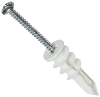 TOGGLER SnapSkru SP Self-Drilling Drywall Anchor with Screws Glass-Filled Nylon Made in US For 6 to 10 Fastener Sizes Pack of 50