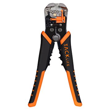 Tacklife MWS02 Classic Self-Adjusting Wire Stripper Automatic Cable Cutter Crimper 3 in 1 Multi Tool for Wire Stripping, Cutting,Crimping |10-24 AWG