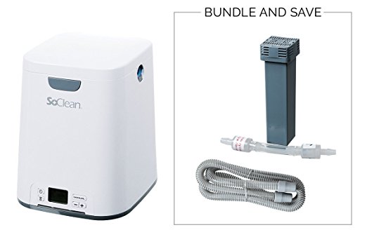 SoClean 2 CPAP Equipment Cleaner & Sanitizer Bundle with Extra Cartridge Filter Kit and Sleep Direct Hose