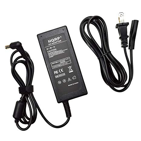 HQRP 14V AC Adapter for Samsung UN19F4000 UN22F5000 LED LCD TV, SyncMaster S20A550H, S23A550H, S27A550H Monitor Adaptor Power Supply Cord UN19F4000AFXZA UN19F4000AF UN22F5000AF   Euro Plug Adapter