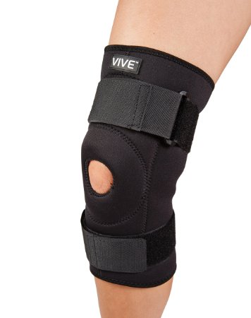VIVE Stabilizing Neoprene Knee Brace Support w Adjustable Straps