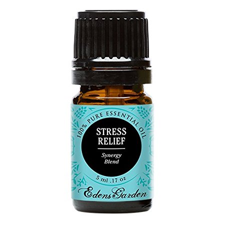 Stress Relief Synergy Blend Essential Oil by Edens Garden - 5 ml (Bergamot, Patchouli, Blood Orange, Ylang Ylang & Grapefruit)