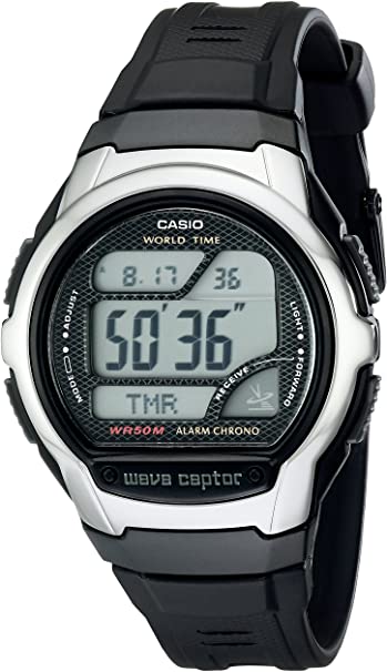 Casio Men's WV58A-1AVCR Waveceptor Atomic Digital Watch