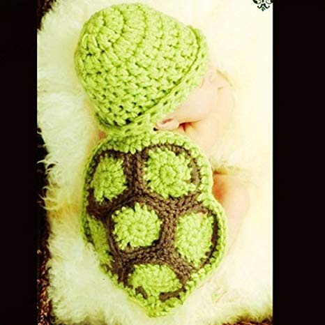 Tinksky Baby Newborn Photography Props Baby Outfits within 0-6 months, Cute Tortoise Style