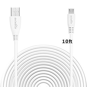 Micro USB Cable, Winblo 10 Feet Fast Charging Extra Long USB Cable Durable Charging Cables High Speed USB to Micro USB for Samsung, HTC, Nexus, Nokia, LG, HP, Sony, Blackberry and More (1 Pack)