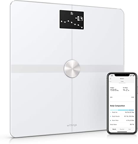 Withings Body  - Smart Body Composition Wi-Fi Digital Scale with smartphone app