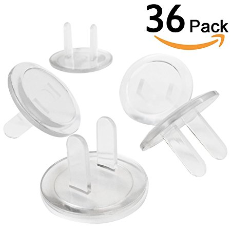 Outlet Covers, Baby Proofing Transparent Outlet Plugs, Electrical Outlet Covers Child Proof Safety (36Pack)