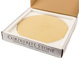 Kit-Chef Round Cordierite Pizza Stone 14 x 34 - Sturdy Stone with Great Packaging