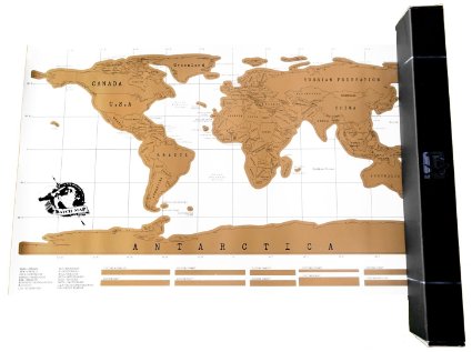 Scratch Off Map - Best World Map Poster - Share Your Travel Stories