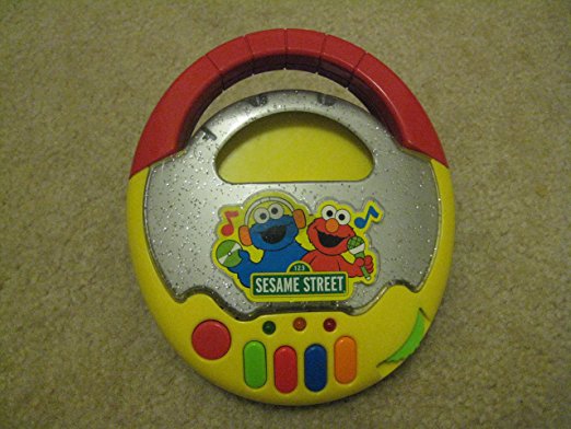 Sesame Street Talking Cd Player Ernie and Cookie Monster by Fisher-Price