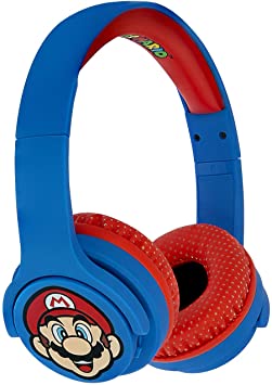 Electronic Arts NINTENDO - Casque Audio Bluetooth OTL 3-7 Junior 85db - Super Mario, Black