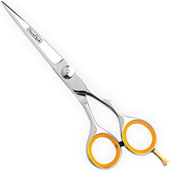 Hair Cutting Scissors-6.5" Barber Scissors-Professional 440C Japanese Stainless Steel hair scissors-Scissors for haircutting-With handy adjustment screw and detachable finger inserts