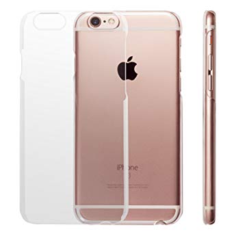 totallee iPhone 6 Plus Case, [The XS] Ultra Thin Transparent Clear Hard Snap On Cover for Apple iPhone 6 Plus / 6s Plus (5.5" Version)