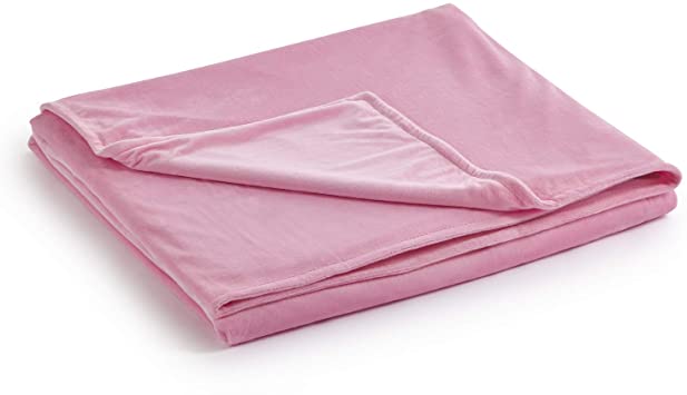 RelaxBlanket 48''x72'' Duvet Cover for Weighted Blanket | Premium Super Soft Minkey | Pink