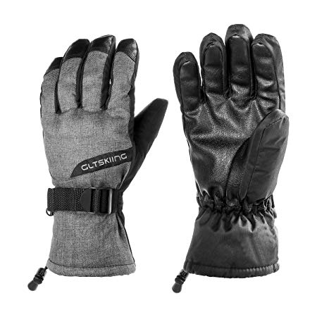 HiCool Ski Gloves Winter Men and Women Outdoor for Skiing Thickening Thermal Water-Proof Gloves Suitable for Outdoor Warmth Cycling Skiing Mountaineering