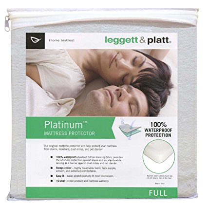 Sleep Calm Mattress Protector with Stain and Dust Mite Defense, Full