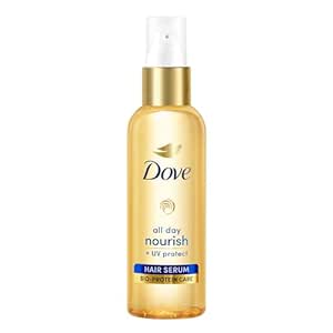 Dove All Day Nourish   UV Protect Hair Serum For All Hair Types With Bio Protein Care 48ml