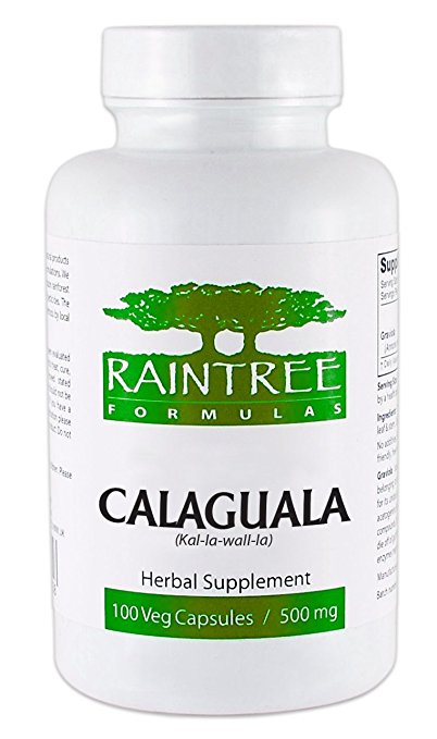 Raintree Calaguala 500mg 100 Veg Capsules (kal-la-wall-la, Polypodium leucotomos & decumanum)