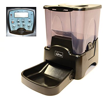 topPets Large Automatic Pet Feeder Electronic Programmable Portion Control Dog Cat Feeder w/ LCD display