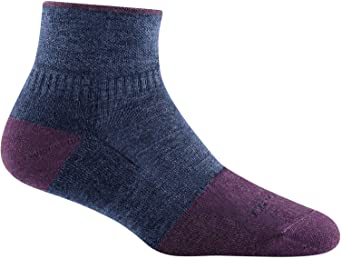 Darn Tough Women's 1/4 Steely Midweight Sock with Cushion & Full Cush Toe Box - Women's